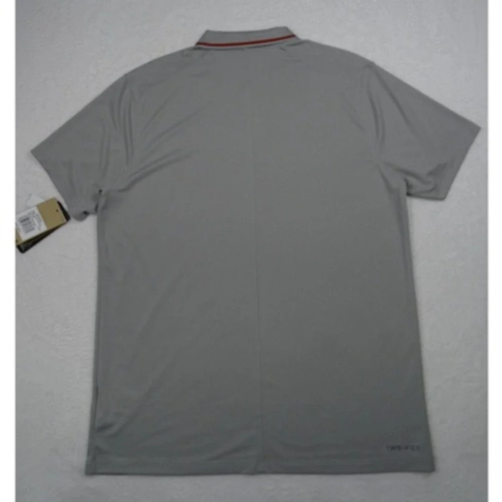 Nike Washington State Cougars Mens Polo Size Large Gray‎ Dri-Fit On Field Coach